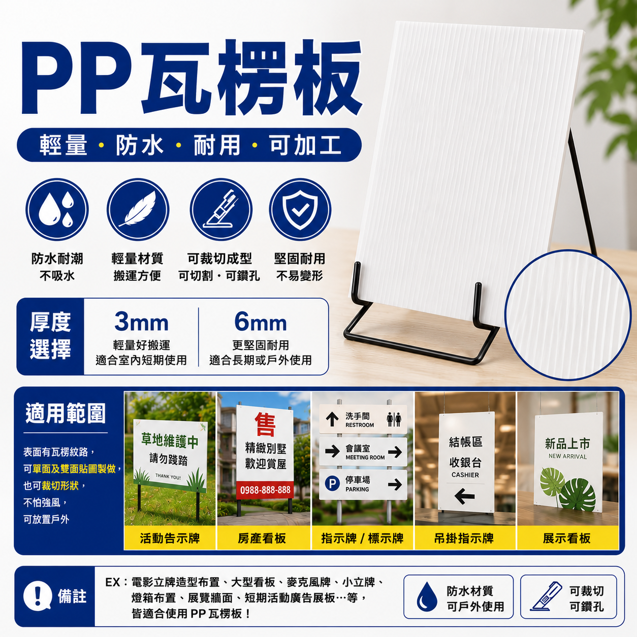 PP瓦楞板