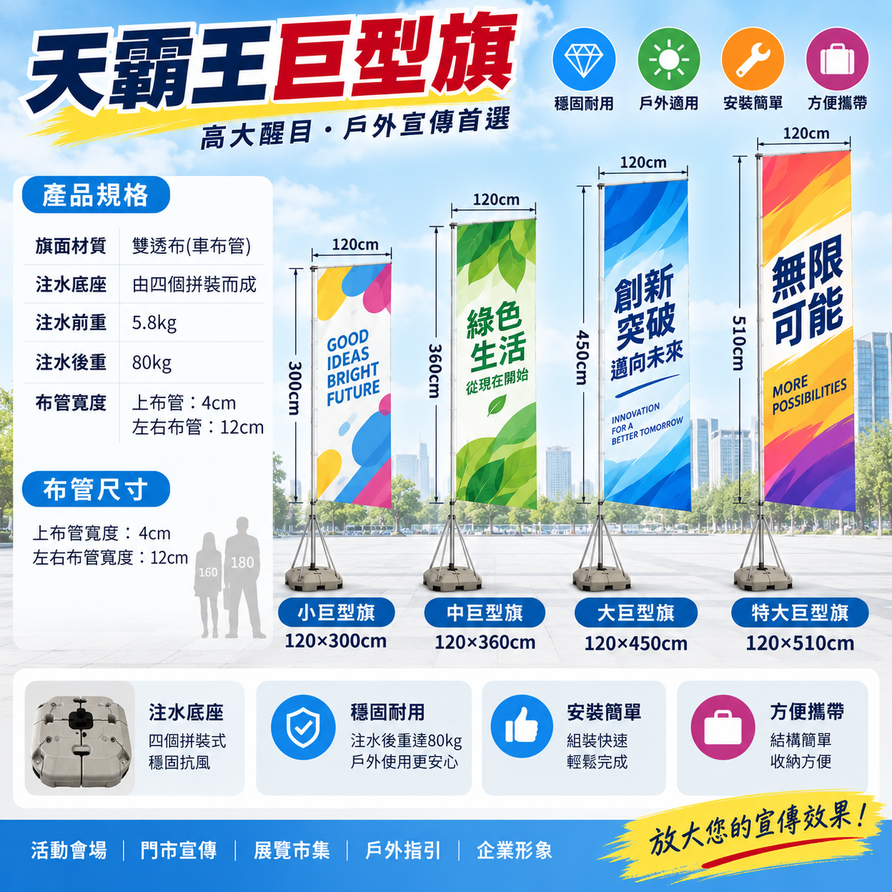 霸王巨型旗