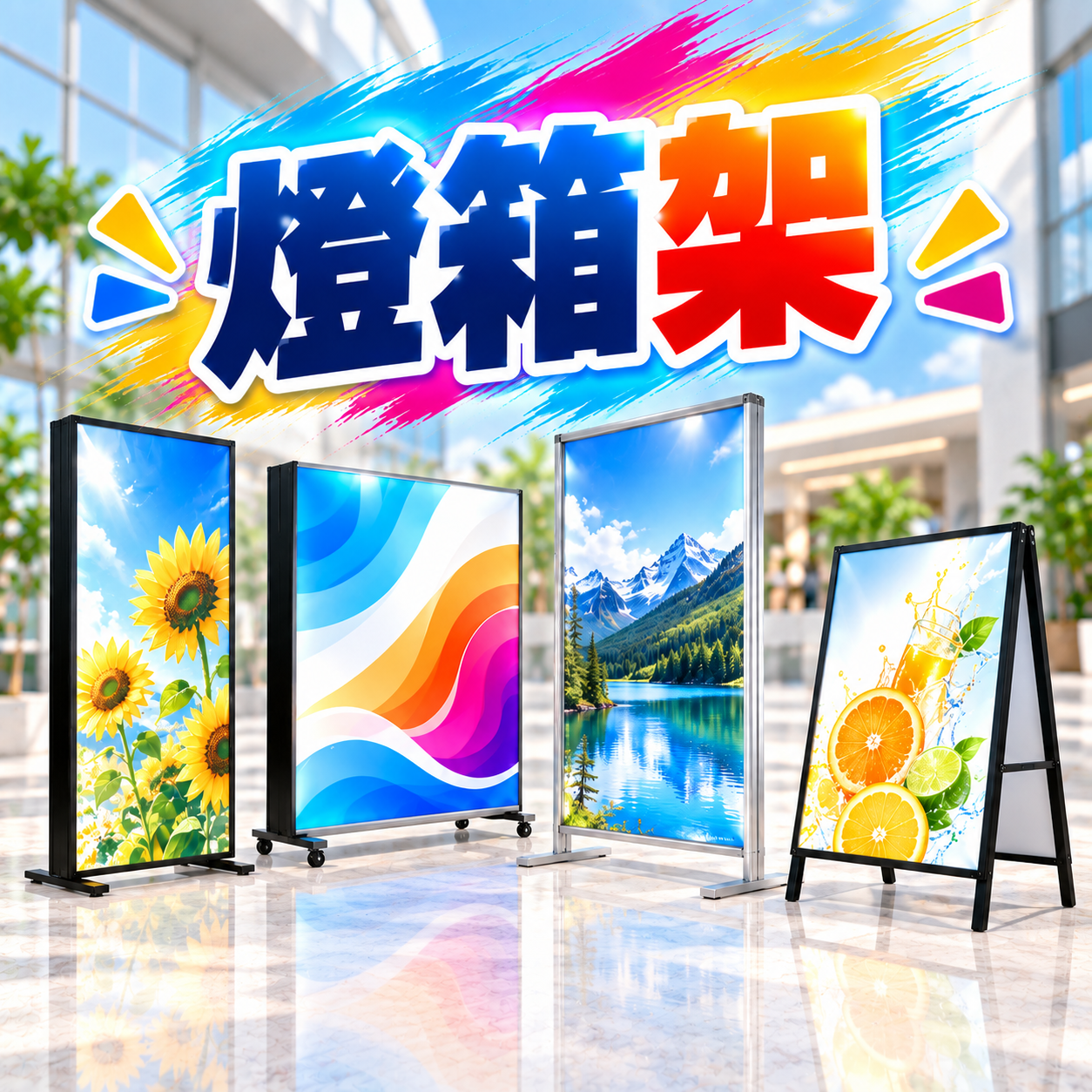 燈箱架